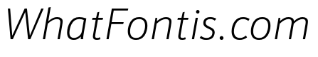 Schnebel Sans ME Cond Thin Italic