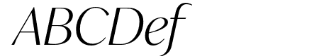 IvyMode Light Italic