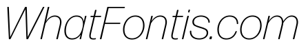 Forma DJR Text Extra Light Italic