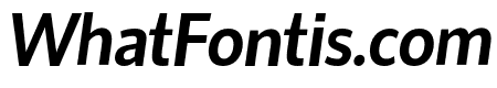 Oxygen Bold Italic