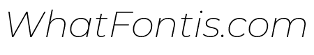 Montserrat Alternates ExtraLight Italic