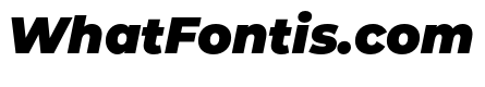 Montserrat Black Italic