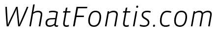 Vista Sans Nar OTCE Light Italic