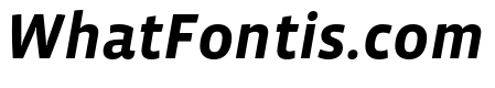 Vista Sans OTCE Bold Italic