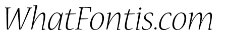 Nueva Std Light Condensed Italic