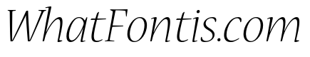 Nueva Std Light Extended Italic