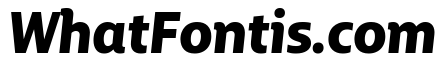 BigCity Grotesque Pro Black Italic