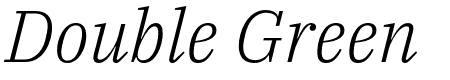 IBM Plex Serif Light Italic