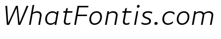 Basic Gothic Pro Light Italic