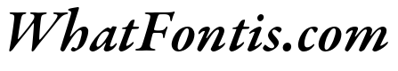 Garamond Premier Pro Semibold Italic Display
