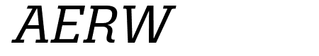 Quatro Slab Italic