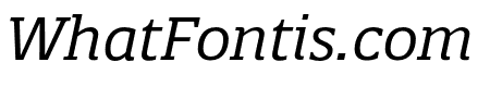 Quatro Slab Italic