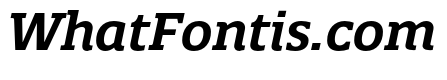 Quatro Slab SemiBold Italic