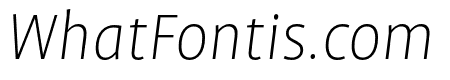 Profile Pro Extlight Italic