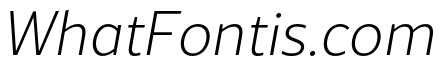 Rival Sans Narrow ExtraLight italic