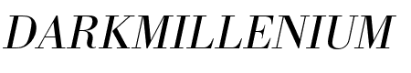 Bodoni URW Extra Narrow Light Oblique
