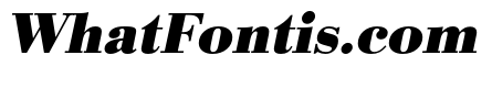 Bodoni URW Narrow Bold Oblique