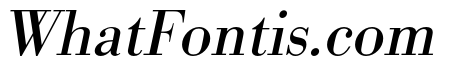 Bodoni URW Narrow Regular Oblique
