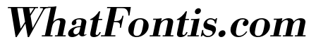 Bodoni URW Wide Medium Oblique