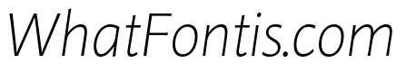 Pelago Light Italic