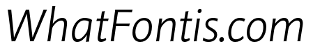 Pelago Light Text Italic