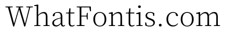 Source Han Serif K ExtraLight