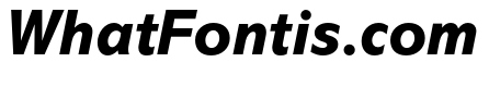 Abadi MT Pro Extra Bold Italic