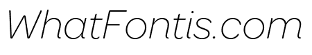 OmnesCyrillic ExtraLight Italic
