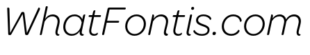 OmnesCyrillic Light Italic