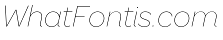 OmnesCyrillic Thin Italic