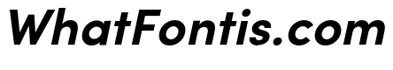 Sofia Pro Soft Bold Italic