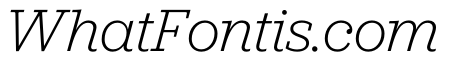 Jubilat Light Italic