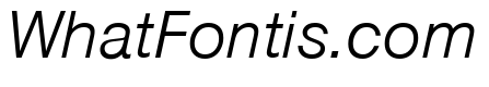 Nimbus Sans Round Light Italic