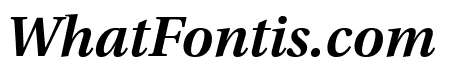 Utopia Std Semibold Subhead Italic