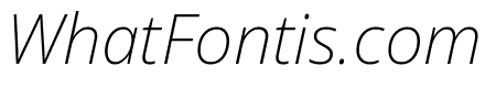 Noto Sans Condensed ExtraLight Italic