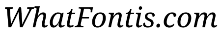 Noto Serif Condensed Italic