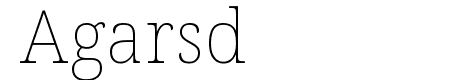 Noto Serif Condensed Thin