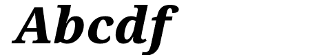 Noto Serif ExtraBold Italic