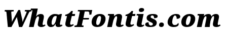 Noto Serif ExtraCondensed Black Italic