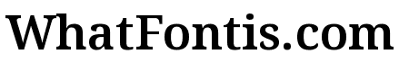 Noto Serif ExtraCondensed SemiBold