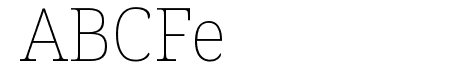 Noto Serif ExtraCondensed Thin