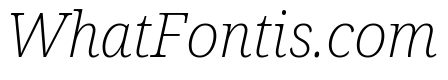 Noto Serif ExtraLight Italic
