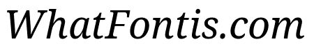 Noto Serif SemiCondensed Italic