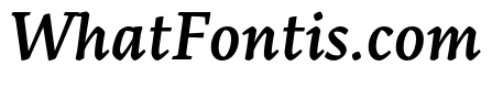 Artigo SemiBold Italic