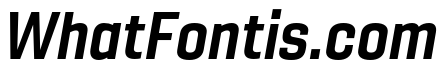 Gineso Cond Bold Italic