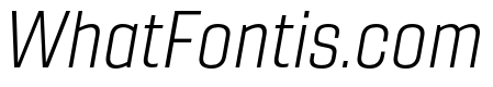 Gineso Cond Light Italic