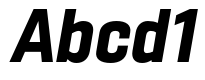 Gineso Ext Black Italic