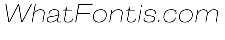 Campaign Thin Italic