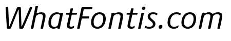 Praxis Next Condensed Italic