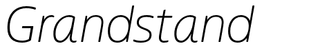 Boreal ExtraLight Italic